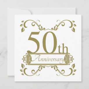 50th Wedding Anniversary Card