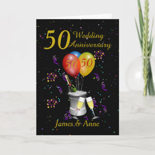 50th Wedding Anniversary Celebration Card