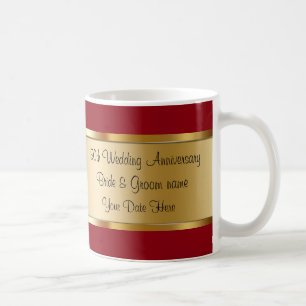 50th Wedding Anniversary Coffee Mug