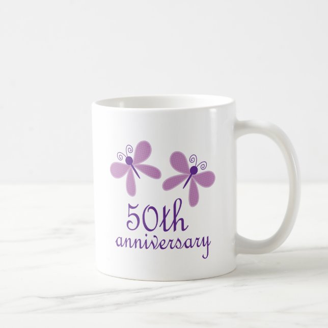 50th Wedding Anniversary Coffee Mug (Right)