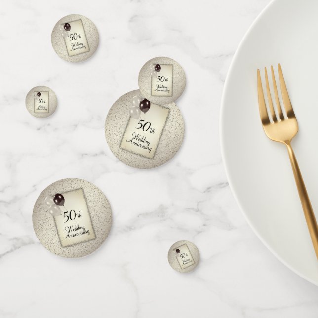 50th Wedding Anniversary  Confetti (Group)