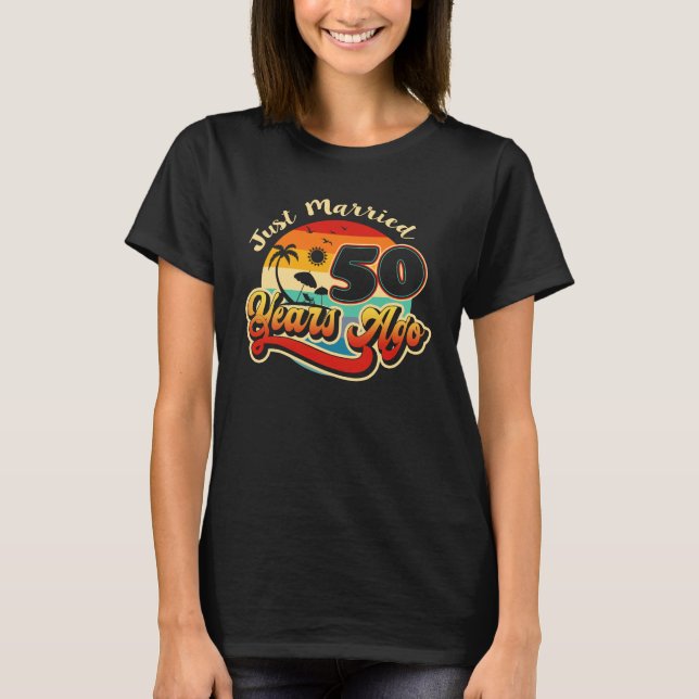 50th Wedding Anniversary Cruise Married 50 Years T-Shirt (Front)
