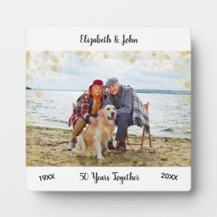 50th Wedding Anniversary Custom Plaque