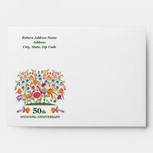 50th Wedding Anniversary Customisable Envelopes