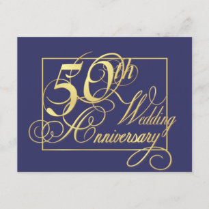 50th Wedding Anniversary - Economy Special Invitation