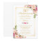 50th Wedding Anniversary Elegant Chic Gold Floral