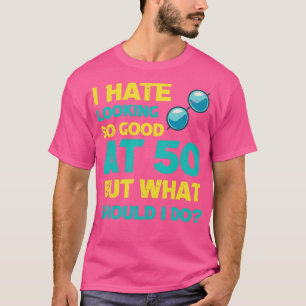 50th Wedding Anniversary For Him Her 50 Birthday F T-Shirt
