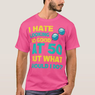 50th Wedding Anniversary For Him Her 50 Birthday F T-Shirt