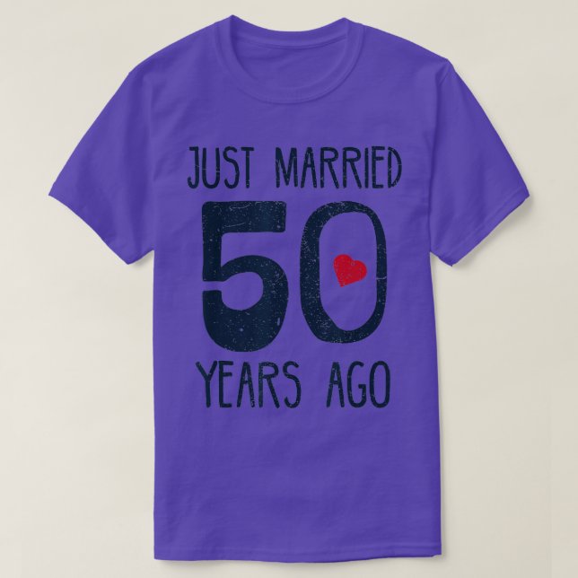 50th Wedding Anniversary   Funny Gifts For Couples T-Shirt (Design Front)