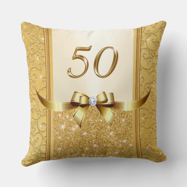 50th Wedding Anniversary Gift Ideas for Parents Cushion Zazzle