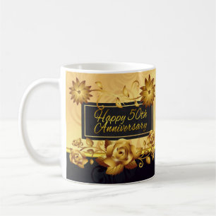 50th Wedding Anniversary Gift Mug