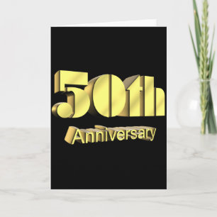 50th Wedding Anniversary Gifts Card