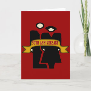 50th Wedding Anniversary Gifts Card