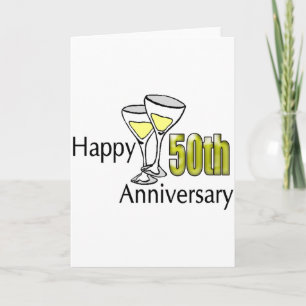 50th Wedding Anniversary Gifts Card
