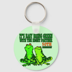 50th Wedding Anniversary Gifts Key Ring