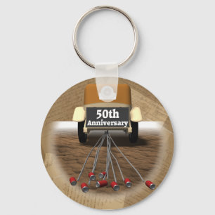 50th Wedding Anniversary Gifts Key Ring