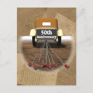 50th Wedding Anniversary Gifts Postcard