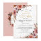 50th Wedding Anniversary, Gold and Blush Floral