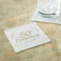 50th Wedding Anniversary Gold Dust Confetti