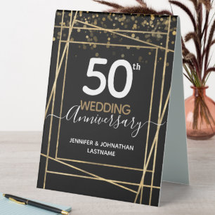 50th Wedding Anniversary Gold Photo