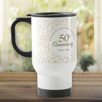 50th Wedding Anniversary Golden Hearts