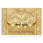 50th Wedding Anniversary Guest Book Personalised