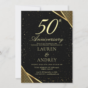 50th Wedding Anniversary Invitation