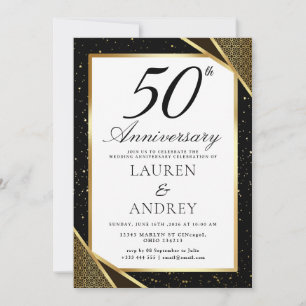 50th Wedding Anniversary Invitation