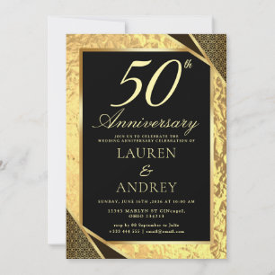 50th Wedding Anniversary Invitation