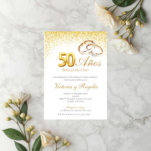 50th Wedding Anniversary Invitation