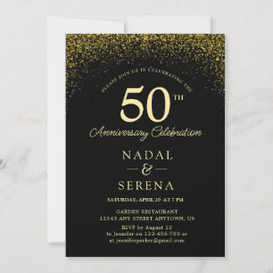 50th Wedding Anniversary Invitation