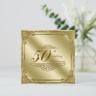 50th Wedding Anniversary Invitation