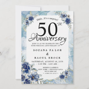 50th Wedding Anniversary Invitation