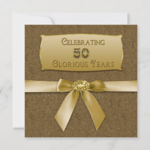 50th Wedding Anniversary - Invitation - Celebrate