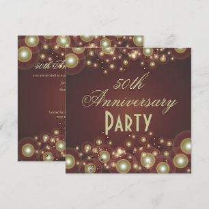 50th Wedding Anniversary Invitations