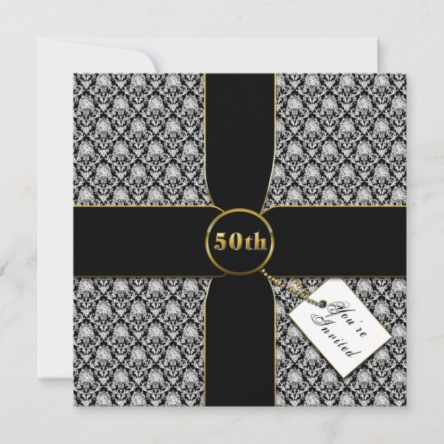 50th Wedding Anniversary Invitations (Front)
