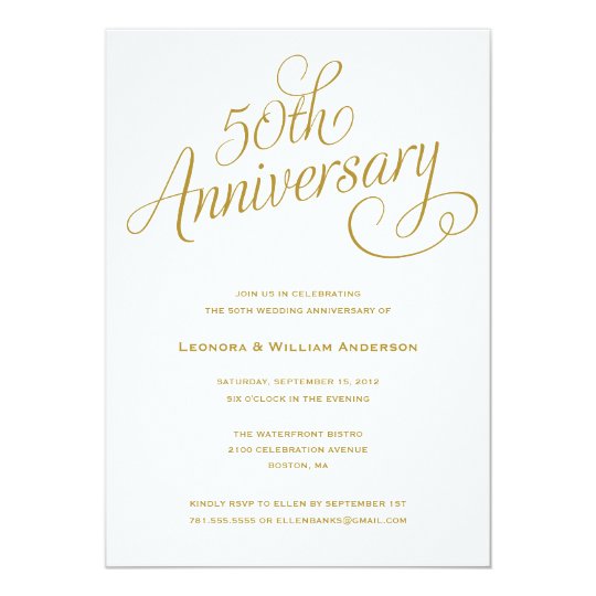 wedding anniversary invitations