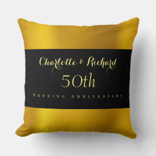 50th Wedding Anniversary Keepsake  Cushion