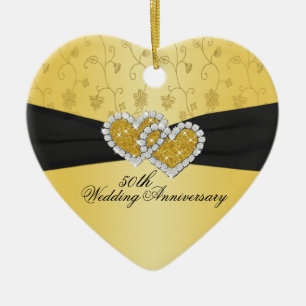 50th Wedding Anniversary Keepsake Ornament