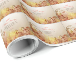 50th Wedding Anniversary, Lord Bless & Keep Wrapping Paper