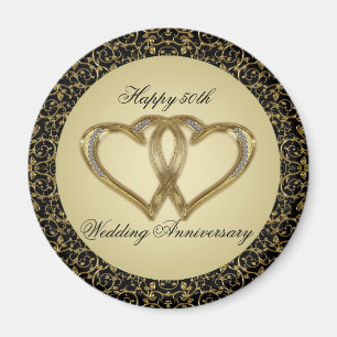50th Wedding Anniversary Magnet