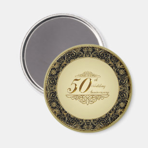 50th Wedding Anniversary Magnet