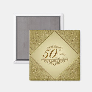 50th Wedding Anniversary Magnet
