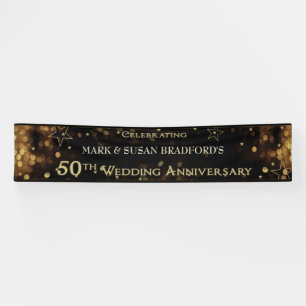 50TH Wedding Anniversary, Matches Invitation Banner