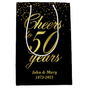 50th Wedding Anniversary Medium Gift Bag
