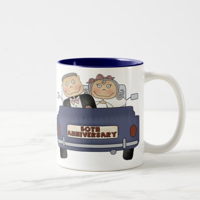 50th Wedding Anniversary Mug (Right)