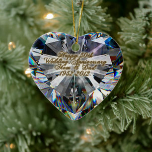 50th Wedding Anniversary Ornament
