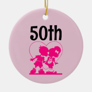50TH WEDDING ANNIVERSARY ORNAMENT
