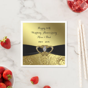 50th Wedding Anniversary Paper Napkins