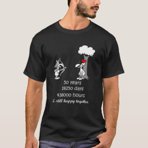 50Th Wedding Anniversary Parents Gift 50 Years Of T-Shirt